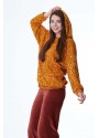KAPÜŞONLU PAYETLİ SWEATSHİRT